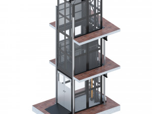 lift kb-500 3D मॉडल