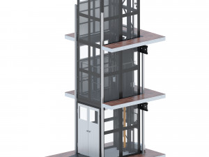 lift kb-500 3D 模型