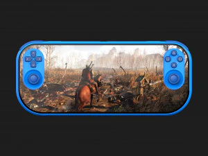 duo playstation - concetto Modello 3D