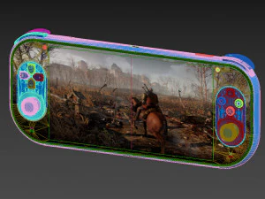 duo playstation - concetto Modello 3D