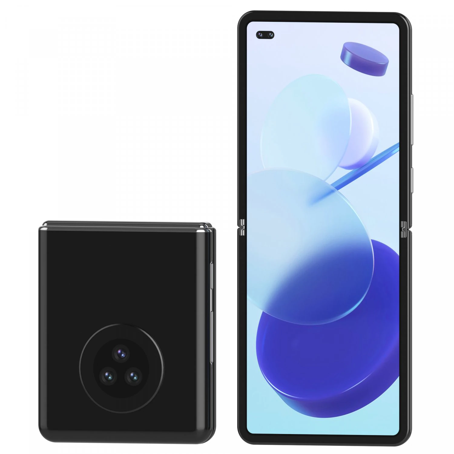 telefon z klapką Model 3D .c4d .max .obj .3ds .fbx .stl .blend 