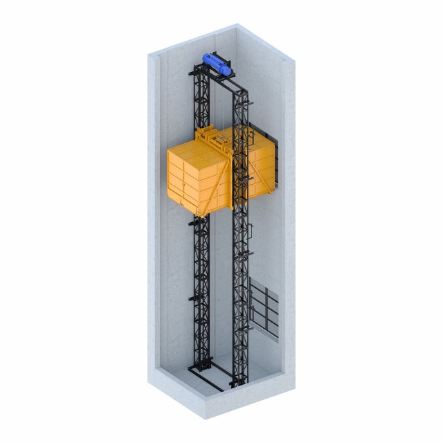 lift granite - stroy Modello 3D .c4d .max .obj .3ds .fbx .stl .blend 