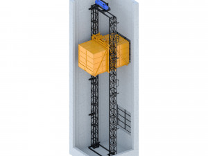 lift granite - stroy Modello 3D