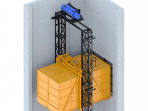 lift granite - stroy 3D Model