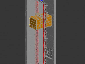 lift granite - stroy 3D Model