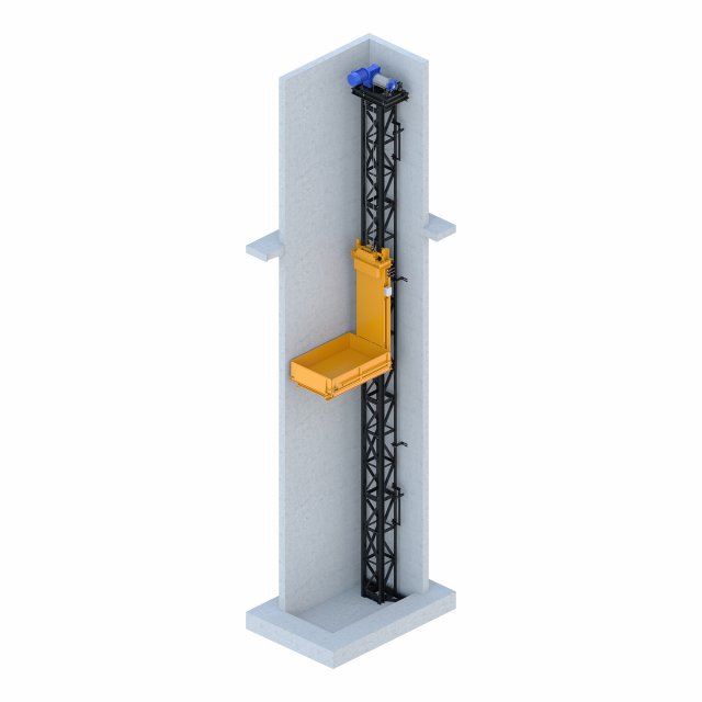 lift basis Model 3D .c4d .max .obj .3ds .fbx .stl .blend 
