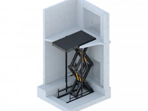 인터발트 5000kg 리프트 3D 모델