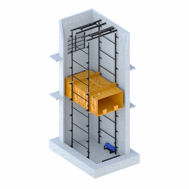 lift genis 4000kg Modelo 3D .c4d .max .obj .3ds .fbx .stl .blend 