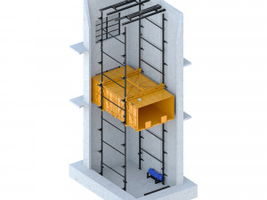 lift genis 4000kg Modello 3D