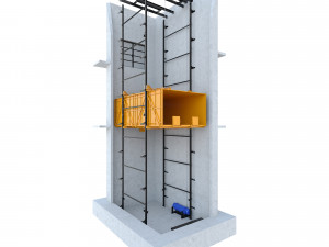 lift genis 4000kg Modelo 3D