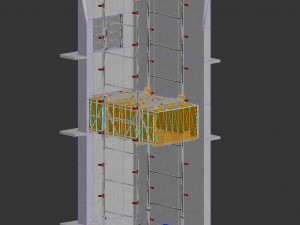 lift genis 4000kg Modelo 3D