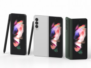 samsung galaxy z fold 3 3D 모델