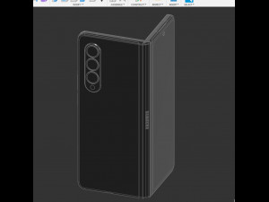 samsung galaxy z fold 3 Modelo 3D