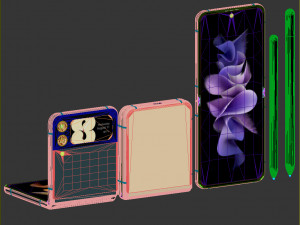 samsung galaxy z flip 3 Modèle 3D