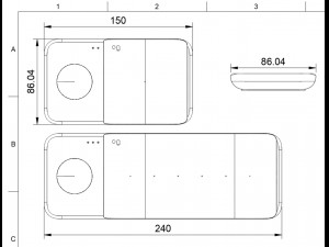 charger samsung ep-p4300 and ep-p6300 3D 모델