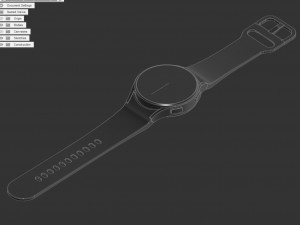 Samsung Galaxy Watch 4 3D 모델