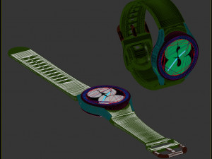 Samsung Galaxy Watch 4 3D 모델