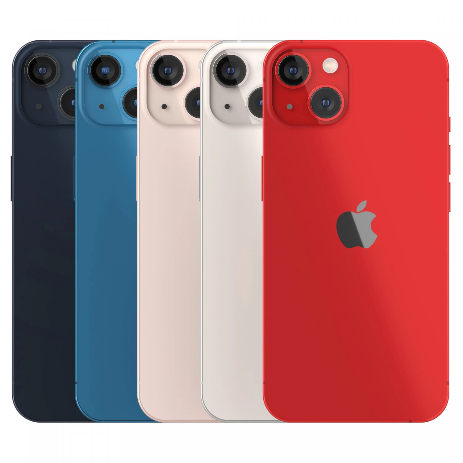 IPhone 13 3D Model .c4d .max .obj .3ds .fbx .stl .blend 