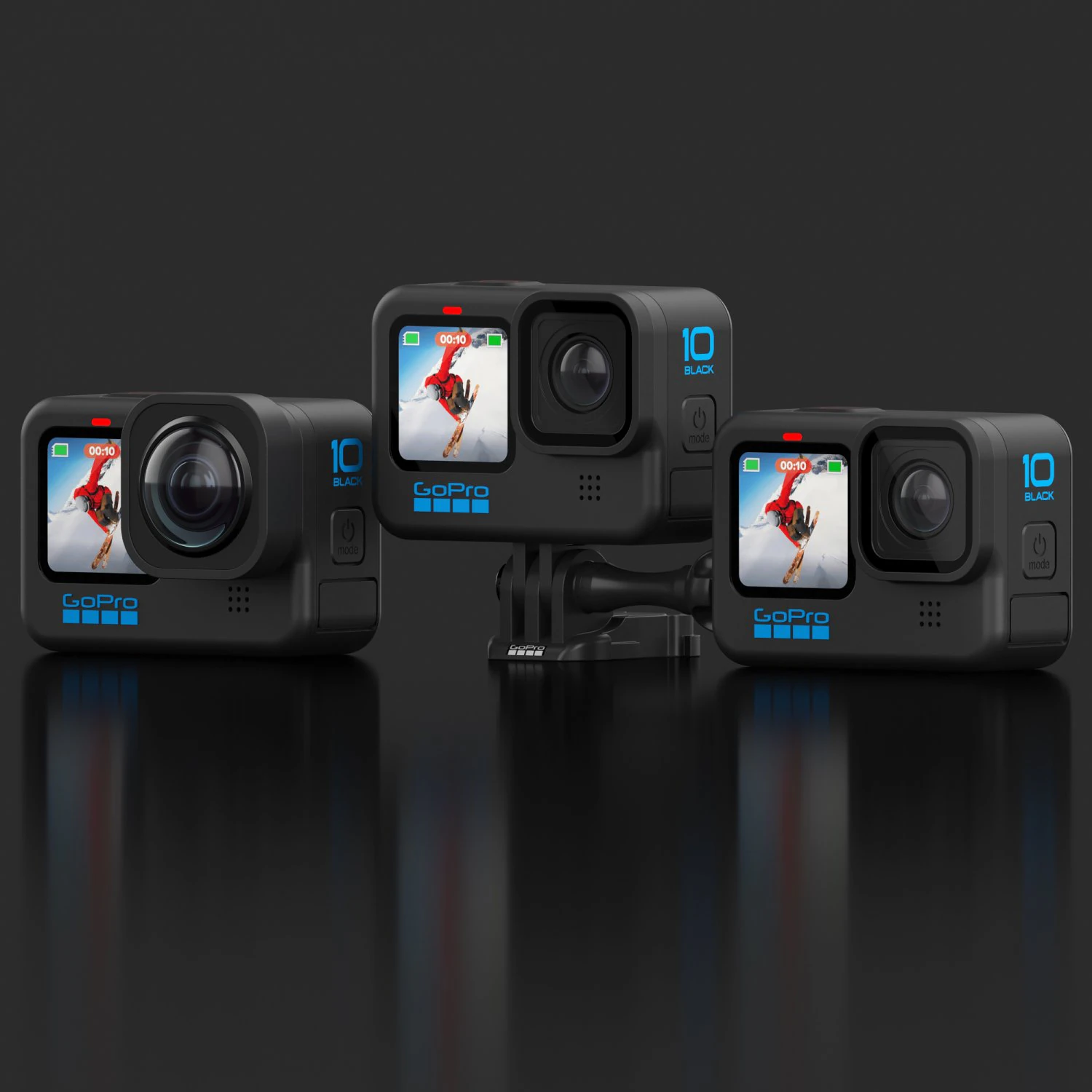 gopro hero 10 3D Model .c4d .max .obj .3ds .fbx .stl .blend