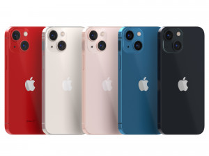 IPhone 13 and IPhone 13 Pro and IPhone 13 Mini and IPhone 13 Pro Max Model 3D