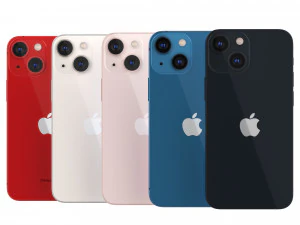 IPhone 13 and IPhone 13 Pro and IPhone 13 Mini and IPhone 13 Pro Max 3D Model