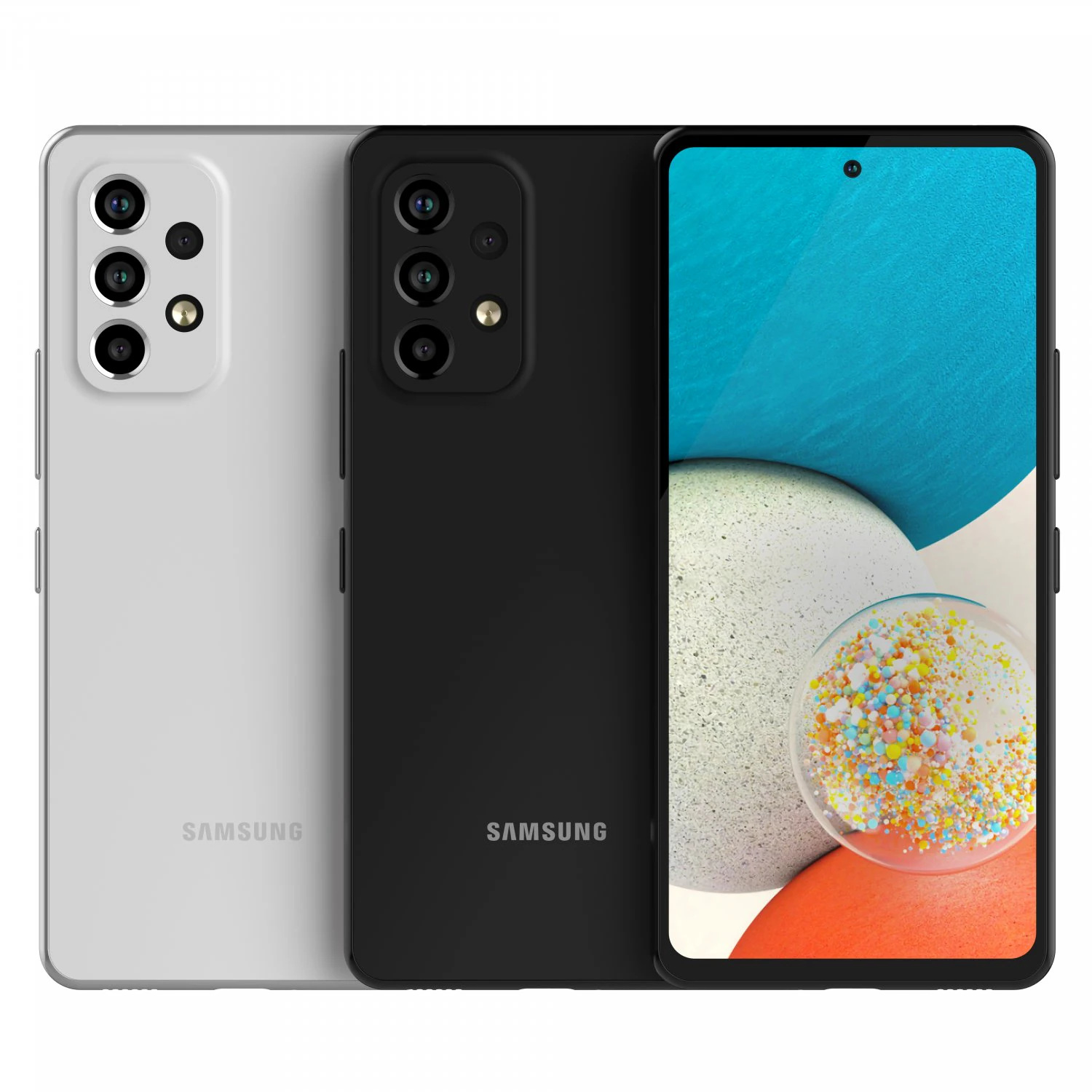 samsung galaxy a53 3D Model .c4d .max .obj .3ds .fbx .stl .blend 