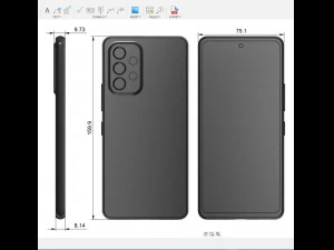 samsung galaxy a53 3D Model