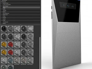 tel&eacute;fono tesla Modelo 3D