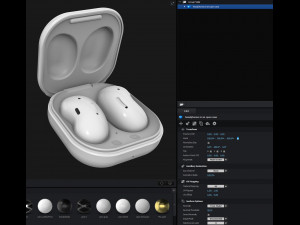 samsung galaxy buds live Modelo 3D