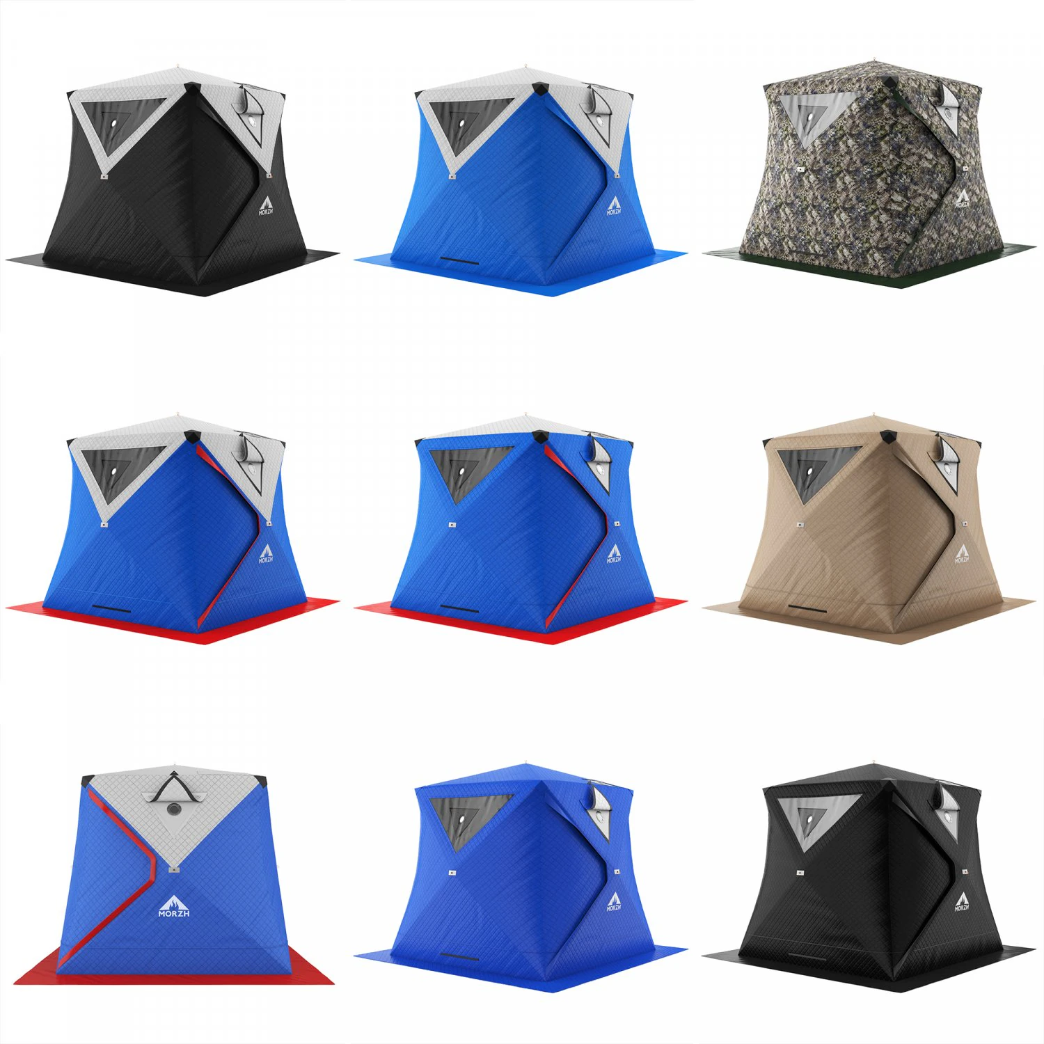 camping tent - walrus 2 3D Model .c4d .max .obj .3ds .fbx .stl .blend