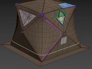 camping tent - walrus 2 3D Model