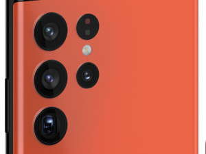 Samsung Galaxy S22 Ultra and Pen 3D Model
