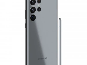 Samsung Galaxy S22 Ultra and Pen 3D Model