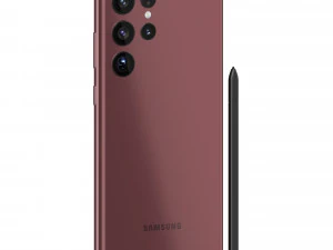 Samsung Galaxy S22 Ultra and Pen 3D Model