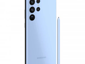 Samsung Galaxy S22 Ultra and Pen 3D Model