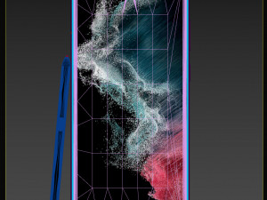 Samsung Galaxy S22 Ultra and Pen 3D Model