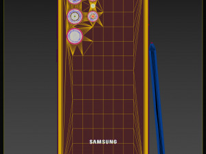 Samsung Galaxy S22 Ultra and Pen 3D Model