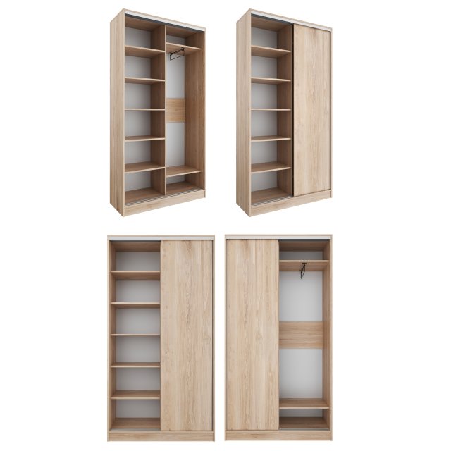 closet 1 Model 3D .c4d .max .obj .3ds .fbx .stl .blend 