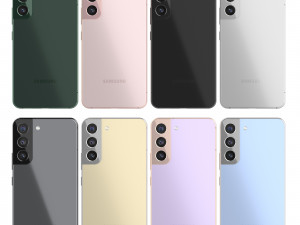 Samsung Galaxy S22 - Galaxy S22 Plus - Galaxy S22 Ultra Modelo 3D