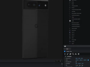 Piksel 7 Pro Model 3D