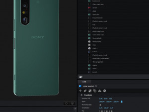 Sony Xperia 1 IV 3D 模型