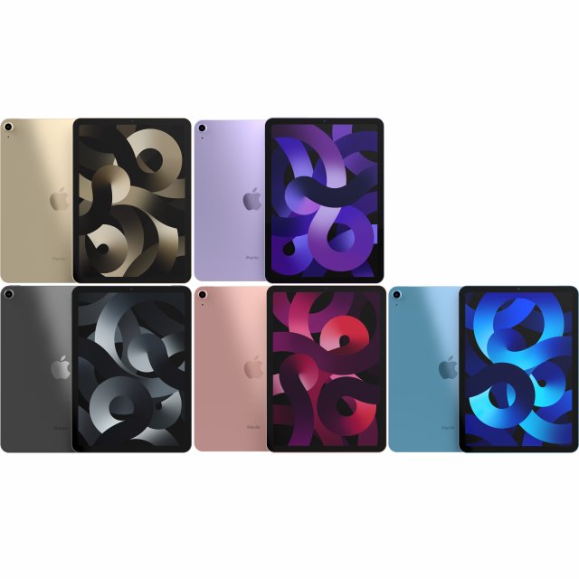 IPad Air 5 - 2022 Model 3D .c4d .max .obj .3ds .fbx .stl .blend 