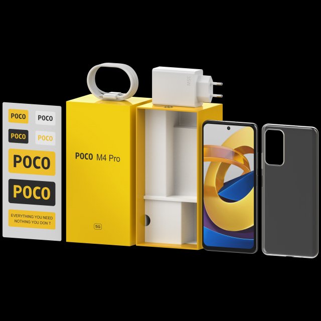Poco M4 Pro Model 3D .c4d .max .obj .3ds .fbx .stl .blend 
