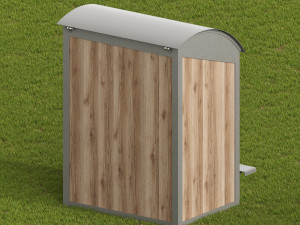 Outdoor trash can 5 models 3D 模型