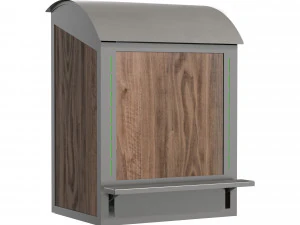 Outdoor trash can 5 models 3D Model