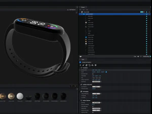 Xiaomi mi band 6 3D Model