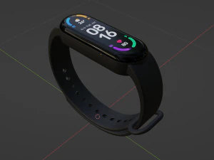Xiaomi mi band 6 3D Model