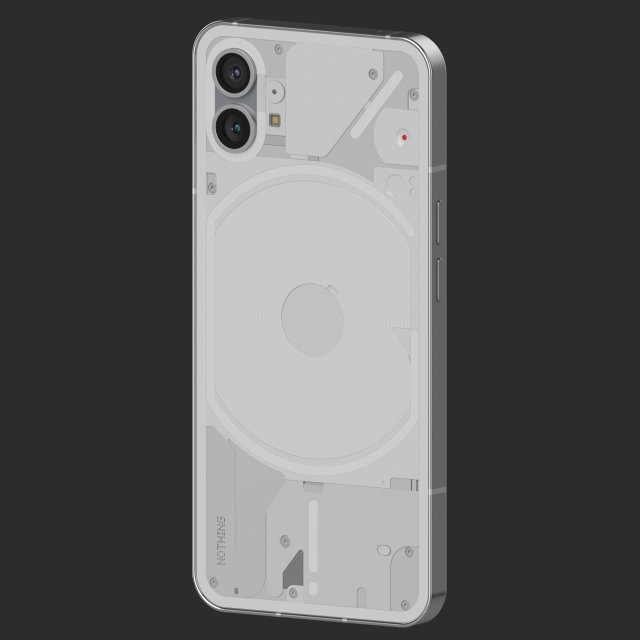 Nothing Phone 1 Modello 3D .c4d .max .obj .3ds .fbx .stl .blend 