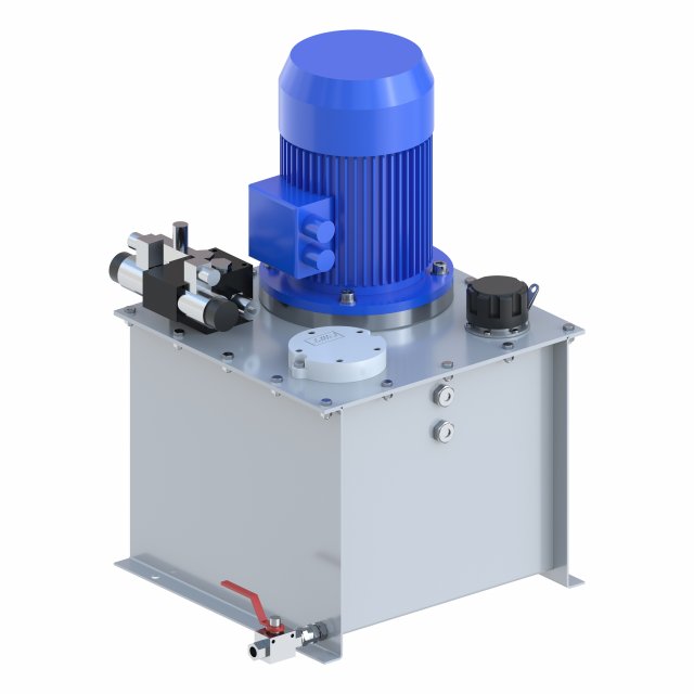 Hydrostation - 1 3D Модель .c4d .max .obj .3ds .fbx .stl .blend 