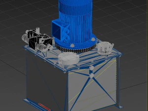 Гидростанция - 1 3D Модель